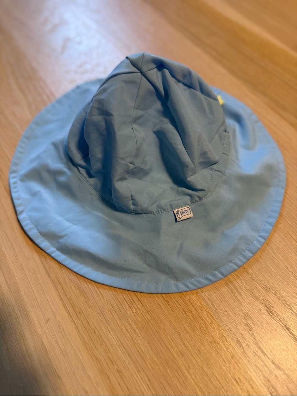 i play. SPF 50 Baby Wide Brim Sun Hat in Light Blue